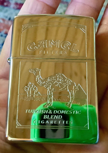 Zippo Camel Lighter Two Sided With Tin Box never used advertising