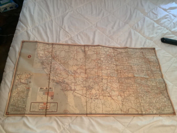 1950’s Indianapolis Standard Oil Company Map Tourist Guide Booklet