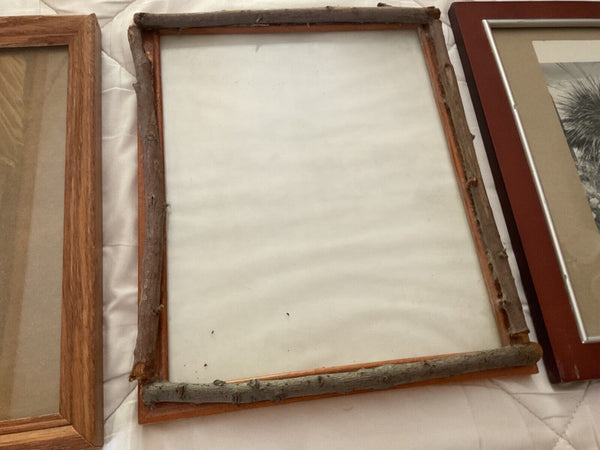 LOT  VINTAGE Wood wooden Picture Frames Gallery Wall 8 by 10