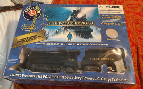 LIONEL 7-11022 POLAR EXPRESS Train set G Gauge Complete In Box Light Sounds Bell