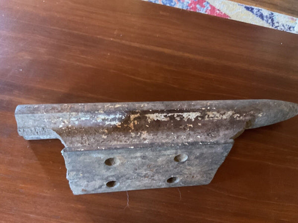 Vintage 10” Railroad Rail Train Track Anvil Collectible Blacksmith Craft 10 Lbs