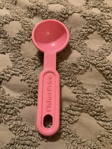 Vtg  1987 Fisher-Price Fun With Food Ice Cream Replacement  Pink Scoop