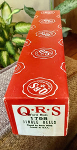 Vtg QRS piano roll 1798 Jingle Bells played by Frank Milne
