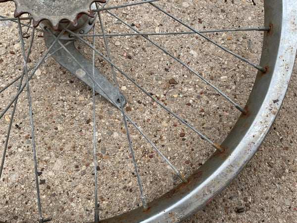 MURRAy BMX  BICYCLE WHEEL  ACS HUB with SPOKES, Side Stamp M.O.MFG