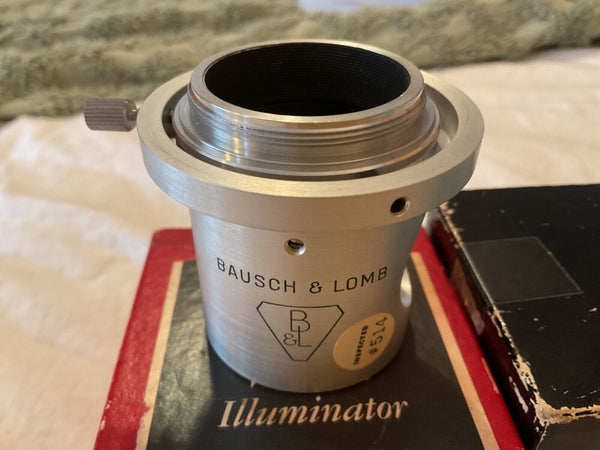 Bausch & Lomb 31-34-83 Vertical Illuminator Adapter with box