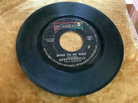 Steppenwolf "Born To Be Wild" 45 record Rare 1967 Dunhill Jukebox