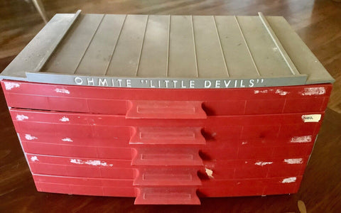 Vintage Ohmite Little Devils Resistors Cabinet Full Electrical Repair Parts