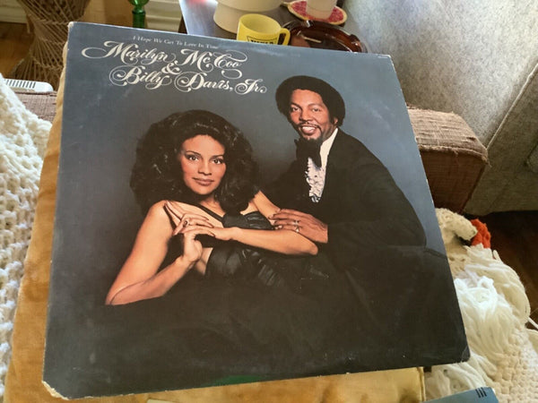 Marilyn McCoo & Billy Davis Jr. SIGNED "I Hope We Get To Love In Time" LP 1976