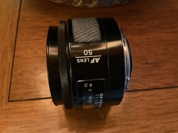 Vtg  MINOLTA MAXXUM AF 50mm f/1.7  22 for Sony Minolta