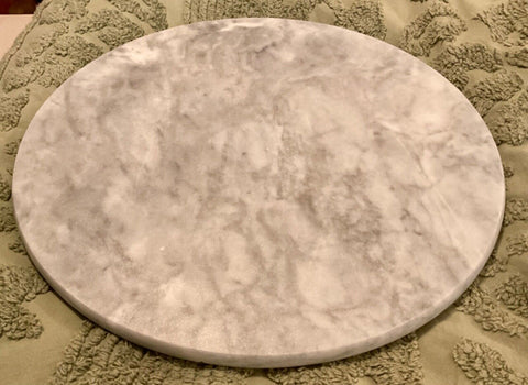 Vtg marble end Side Table Top only part 15 inches