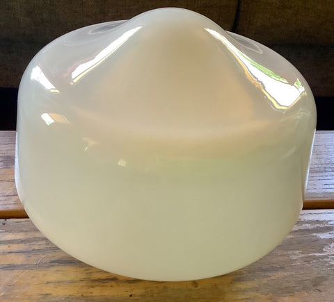 Vintage Style Milk Glass Mushroom Globe Ceiling Fan Light Shade Schoolhouse