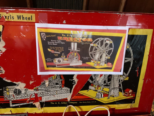 Vintage AC Gilbert Erector Set - Ferris Wheel  (not sure if complete)