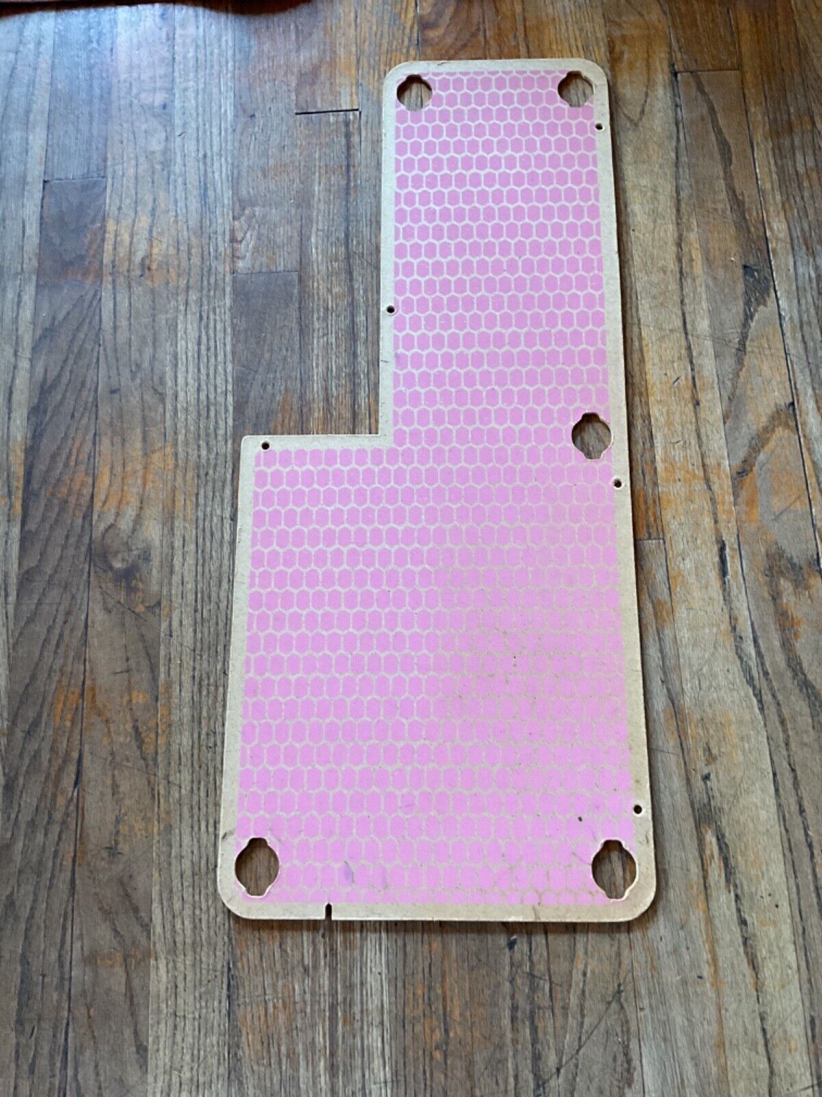 Vintage 1977 MATTEL BARBIE TOWNHOUSE Replacement Parts Floor Pink Hardboard