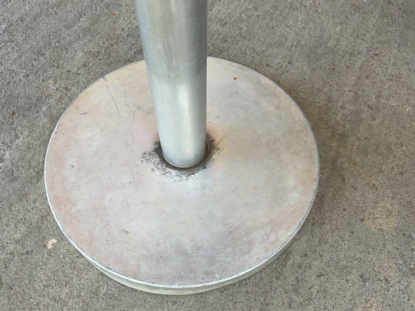 Vintage Metal  Aluminum  Ashtray Floor Smoking Stand handle