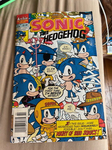 Vtg SONIC THE HEDGEHOG #19 February 1995 Archie Comics