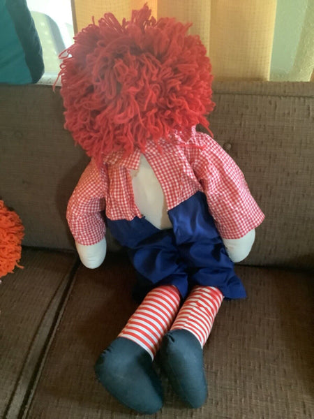 Vtg Raggedy Ann Andy Doll 34 inches