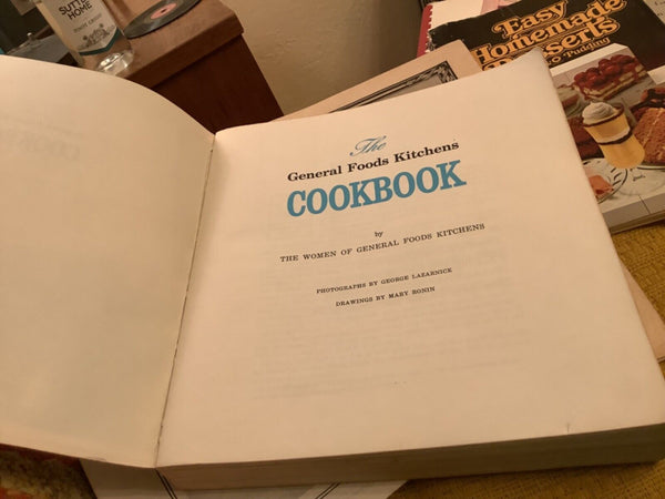The General Foods Kitchens Cookbook First Printing 1959 Vintage Cookbook HC/DJ