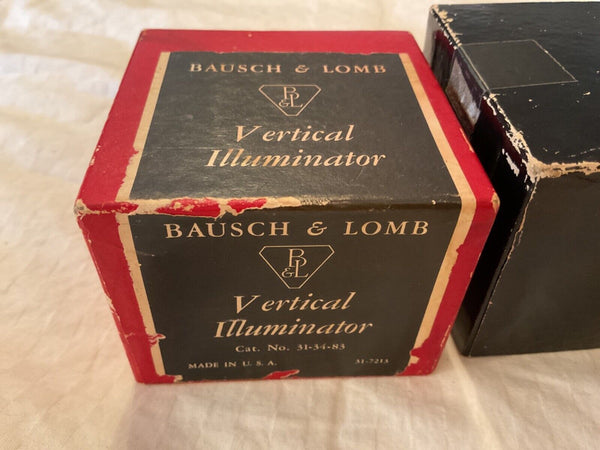 Bausch & Lomb 31-34-83 Vertical Illuminator Adapter with box