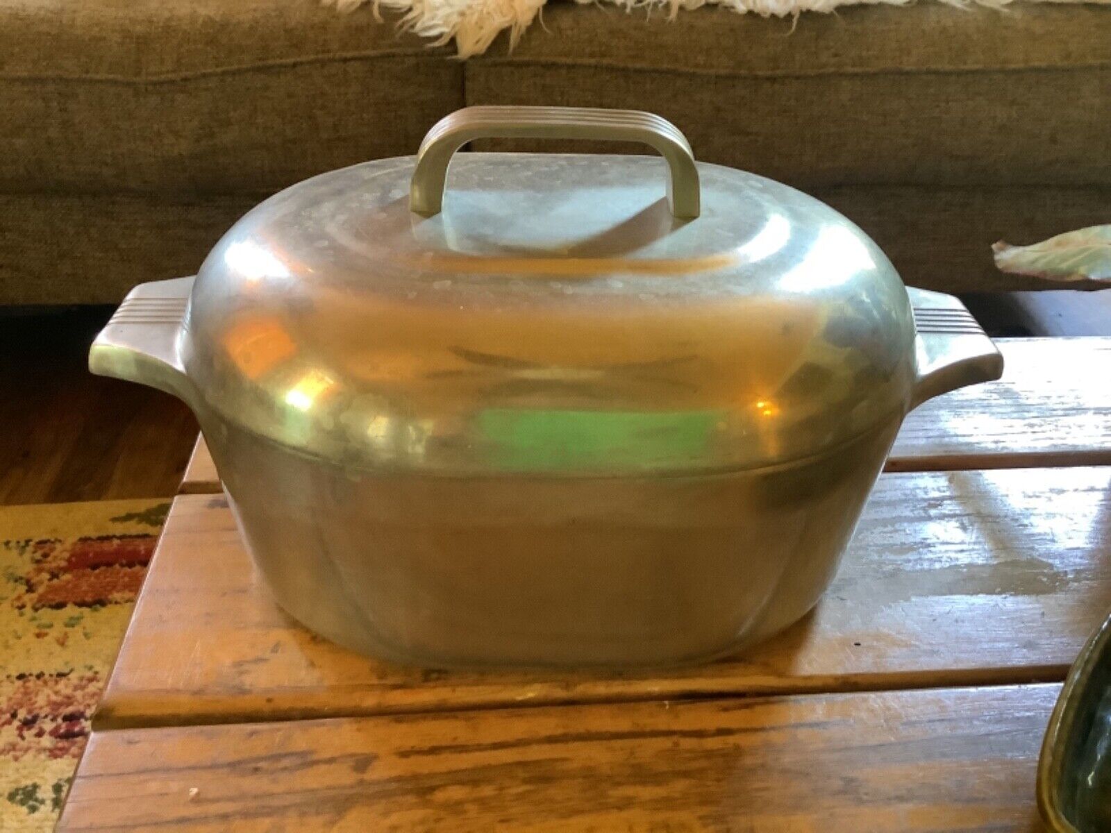 GHC Wagner Ware 13 QT Magnalite Oval Roaster Pot With Box 4267, Sidney  Aluminum Roaster Large Roasting Pan Dutch Oven Vintage Cookware USA 