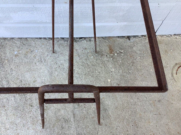 Vintage mcm Mid Century Modern Iron Hairpin Leg Side Table Retro plant stand