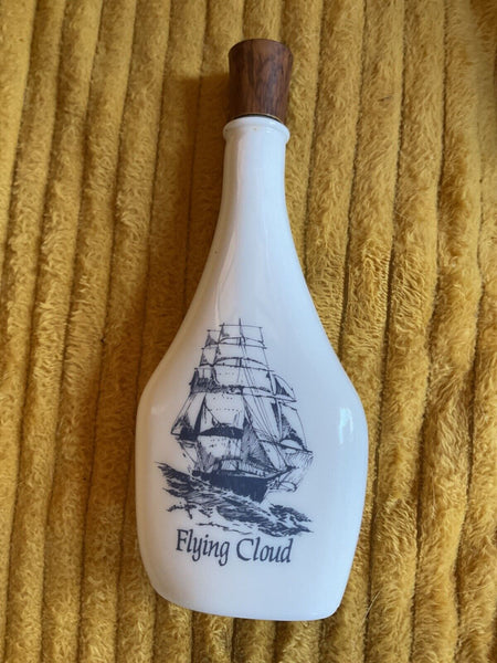 Vintage Old Spice Flying Cloud After Shave Cologne Empty Bottle