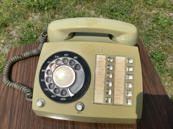 Vintage NTK Japanese Rotary Telephone - model TIE-IOT X SERIES 2A  retro