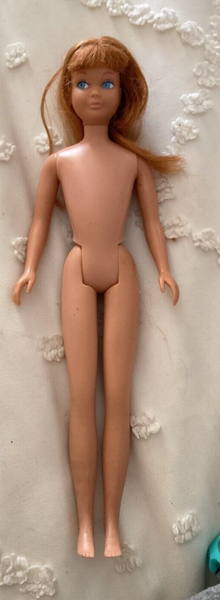Vtg Mattel Vintage 60s SKIPPER red HAIR Doll Nude