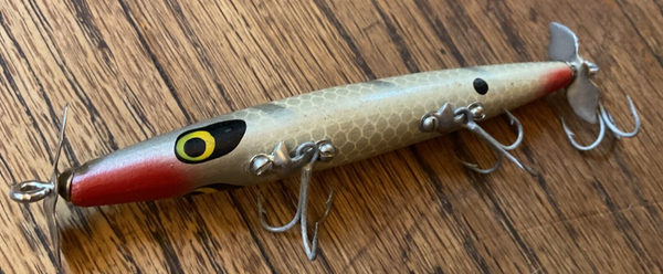 Vintage 1970's Smithwick "DEVIL'S HORSE" Shad color Wood Lure.