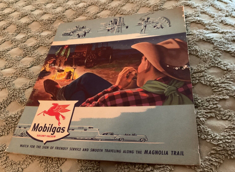 Vintage 1951 MOBILGAS Calendar Mobil gas