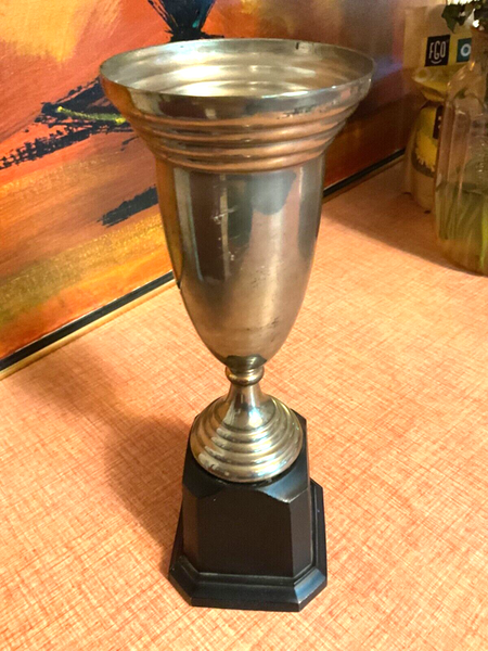 1930s Trophy cup Texas State  Championship junior doubles runner up antique