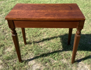 Vintage Hammond Organ Bench seat flip top wood wooden