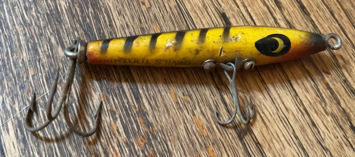 Vintage Smithwick Devil's Devils Horse Fishing Lure GREAT AND
