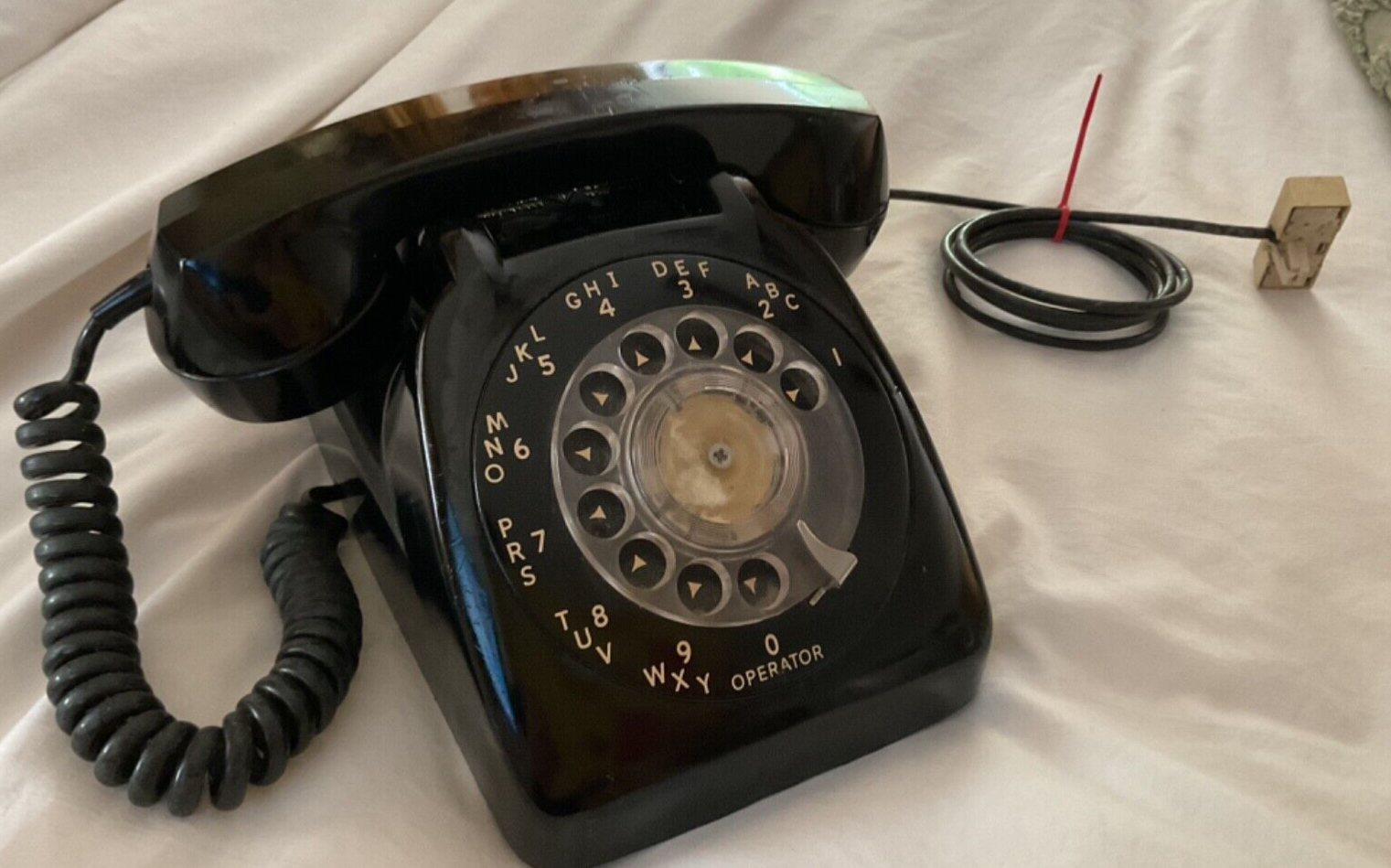 Vintage Automatic Electric  AE Rotary Dial Black Desk Phone telephone