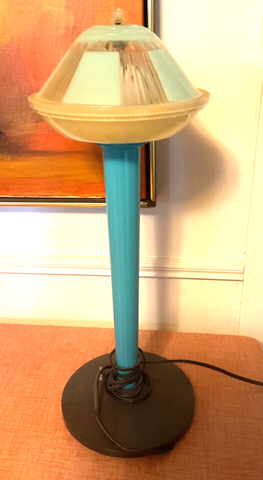 Vintage Lightolier MCM Gerald Thurston Table Lamp with shade mid century retro