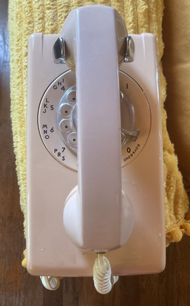 Vintage Western Electric Bell System 554BMP Rotary Dial Wall Telephone phone