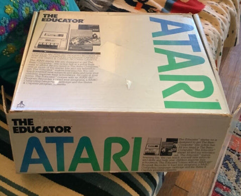 Vintage Atari The Educator 400  computer system in box