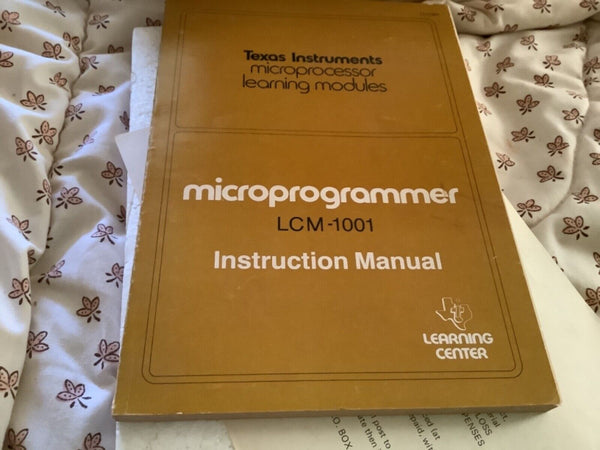 Vtg TI Texas Instruments learning Module in Box Manual microprogrammer LCM-1001