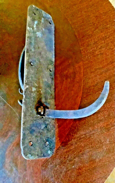 LARGE RUSTIC VINTAGE THUMB LATCH HANDLE PULL FOR HOUSE OR BARN SHED door