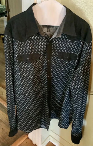 Moonshine Spirit by Brad Paisley Men's 2XL (XXL)  Snap Button Western Shirt