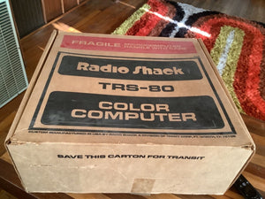 Vintage 1980 Radio Shack TRS-80 Color Computer Original Box TRS80