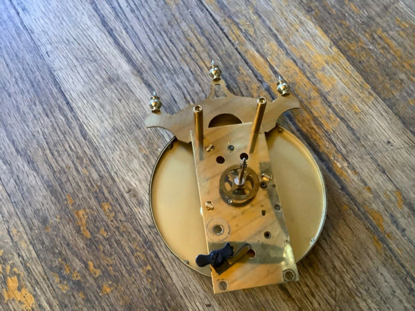 Vintage KUNDO  Kieninger Obergfell dome anniversary clock parts face salvage