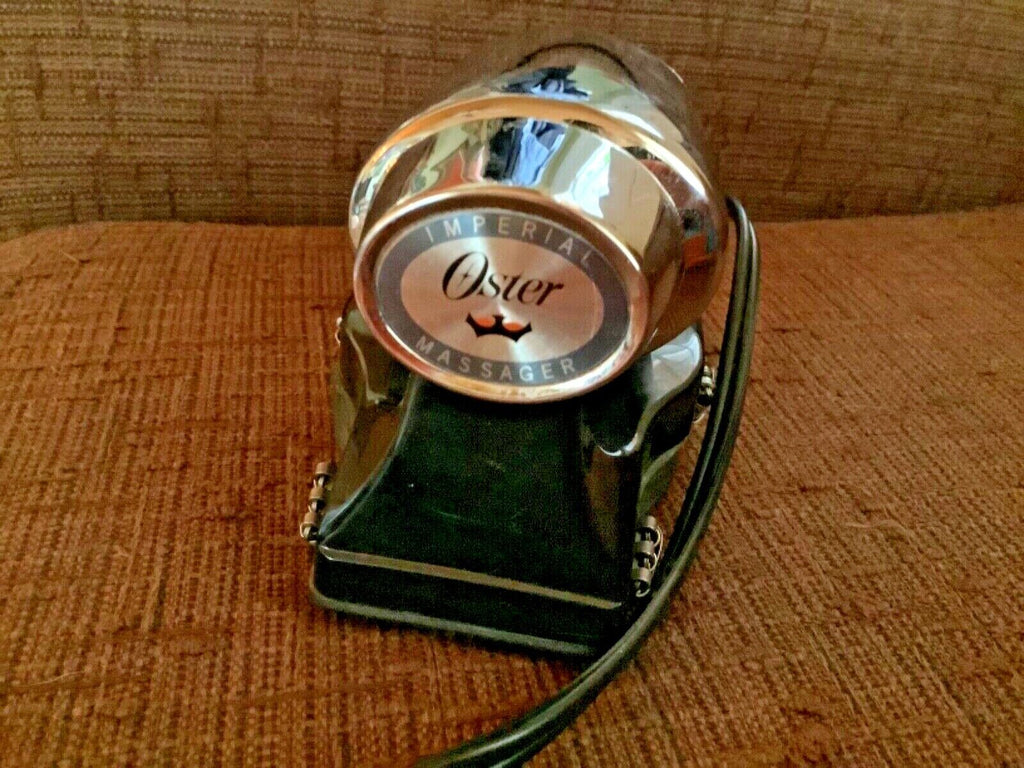 Vintage OSTER 138-11A Imperial Massager Chrome Handheld 2 Speed Vibrat Vintage OSTER 138-11A Imperial Massager Chrome Handheld 2 Speed Vibrat