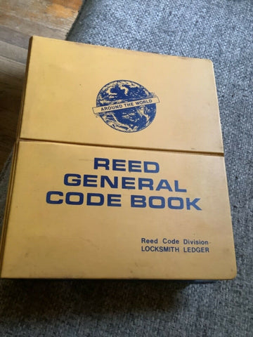 Locksmith Ledger Reed General Code Book Volume 2