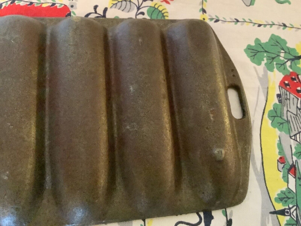Vintage Cast Iron Muffin Pan And Corn Bread Pan - antiques - by