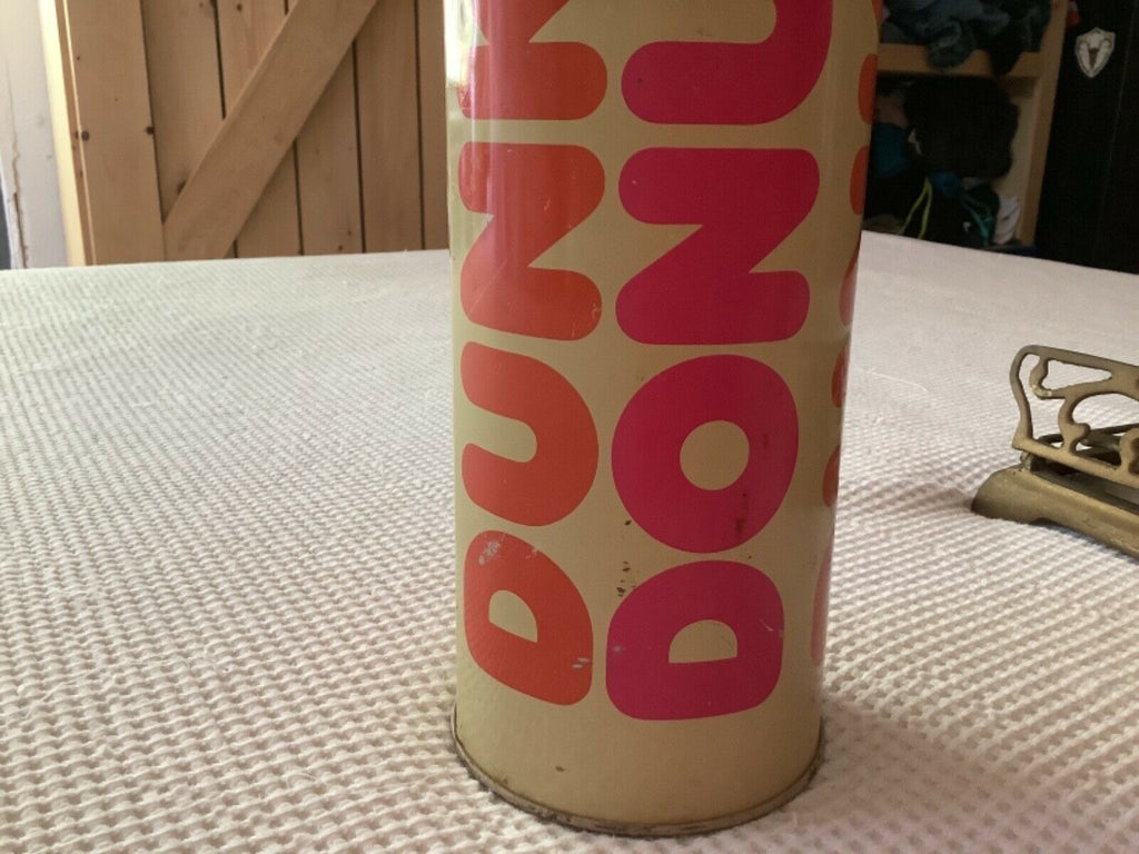 Whirley Dunkin Donuts Insulated Coffee Travel Thermos with Cup 32 oz  Vintage Jug