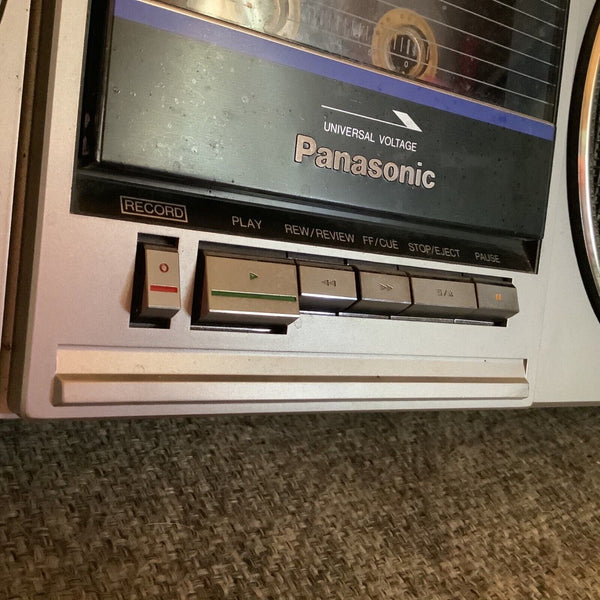 Vintage Panasonic Platinum RX-5050 AM FM Stereo Cassette Boombox radio Works