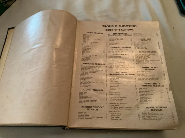 Vtg 1963 Motor's Auto Repair Manual, 26th Edition, Hardcover