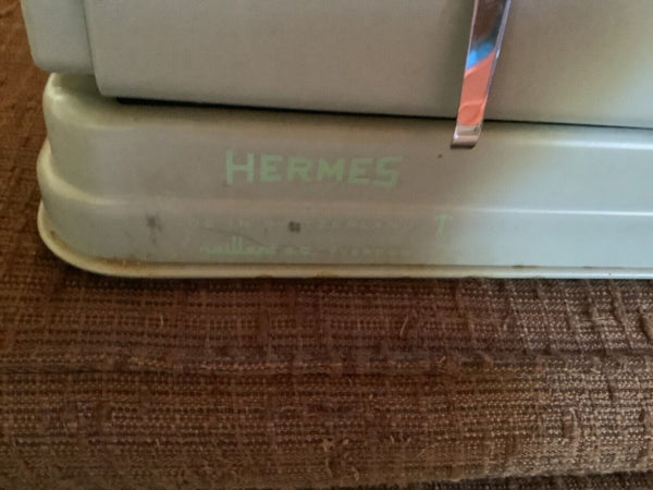 Vintage Hermes 3000 Typewriter  with case Rare - Switzerland