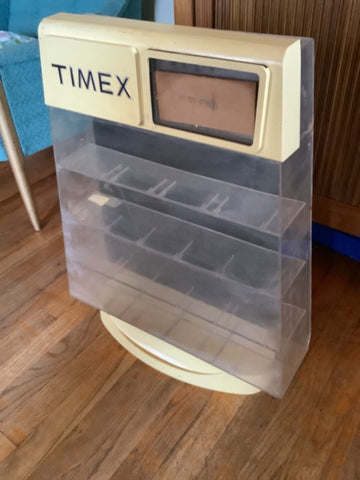 Vintage Timex Watch Display Case advertising shelf store no. 31 assortment