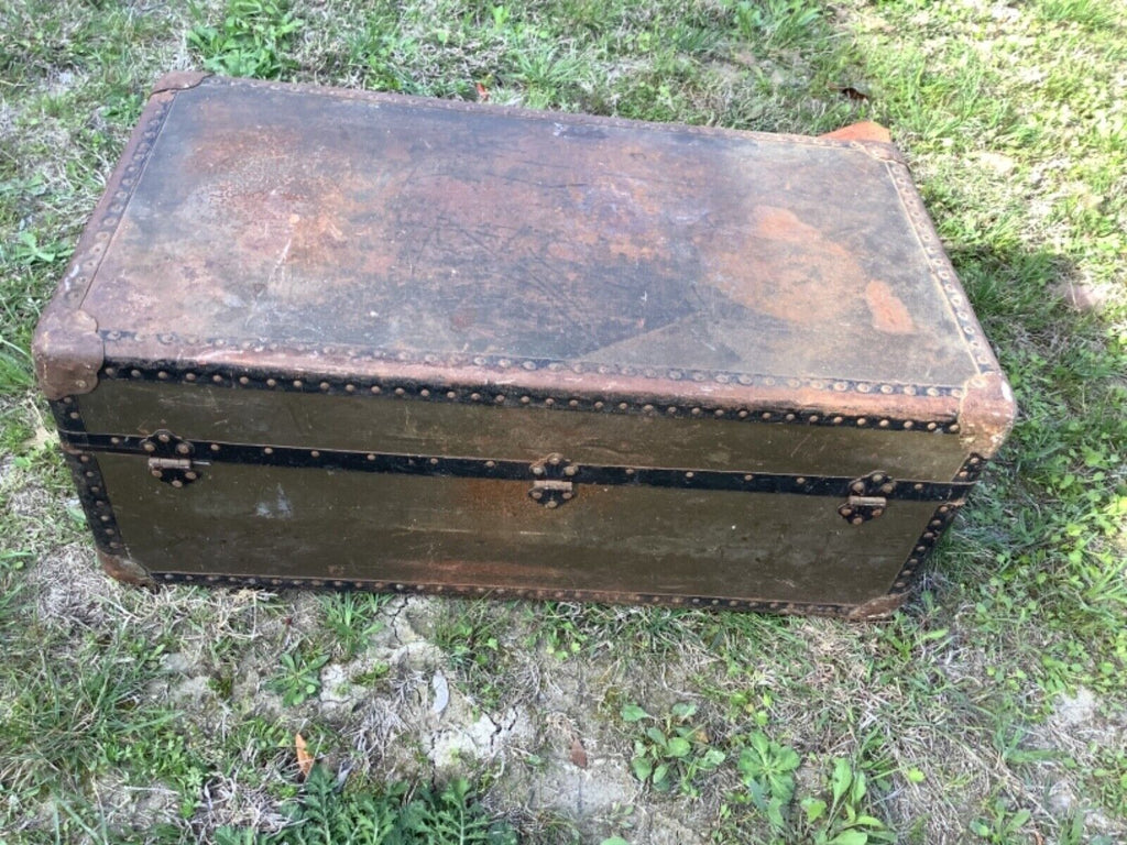 WW II Military Trunk / Foot Locker by Shwayder Brothers – Reduced